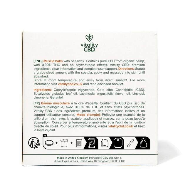Vitality CBD Muscle Balm 500mg thumbnail 5