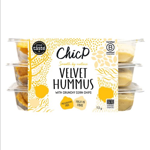 ChicP Velvet Hummus Snack Pack Trio thumbnail 2
