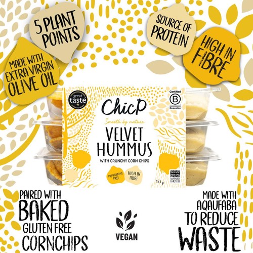 ChicP Velvet Hummus Snack Pack Trio thumbnail 3