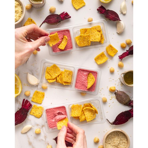 ChicP Velvet Beetroot & Horseradish Hummus Snack Pack Trio thumbnail 6