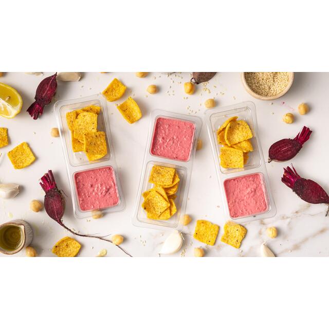 ChicP Beetroot & Horseradish Hummus Snack Pack Trio thumbnail 4