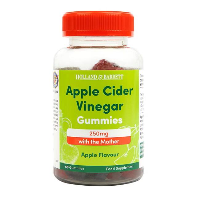 Holland & Barrett Apple Cider Vinegar 250mg with the Mother Apple Flavour