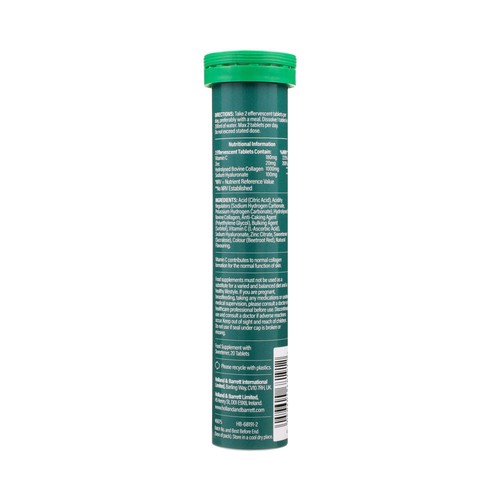 Holland & Barrett Bovine Collagen & Vit C Effervescent Tablets Blackcurrant thumbnail 2