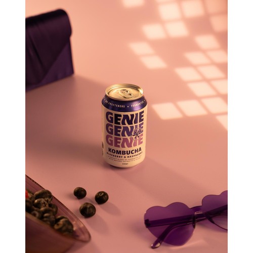 GENIE Kombucha, Blueberry & Raspberry thumbnail 4