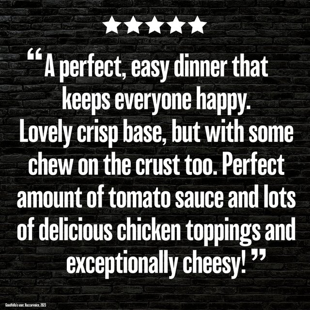 Goodfella's Stonebaked Thin Chicken Pizza thumbnail 3