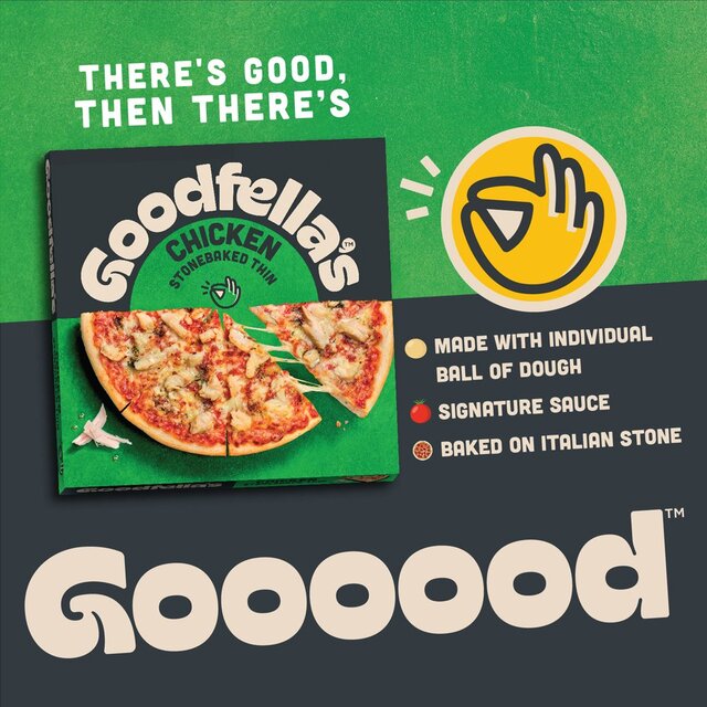 Goodfella's Stonebaked Thin Chicken Pizza thumbnail 5