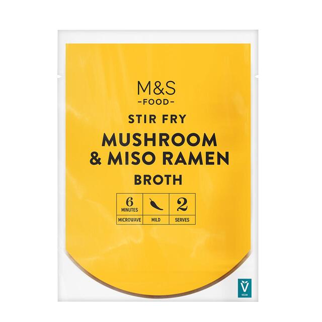 M&S Mushroom & Miso Ramen Broth