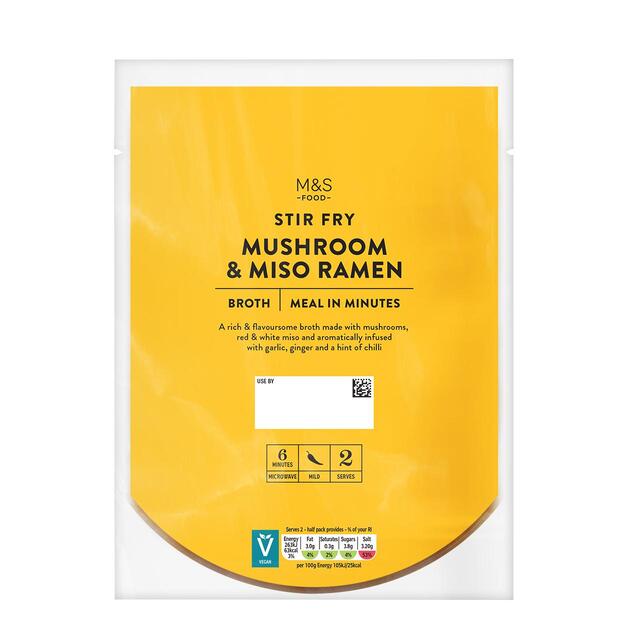 M&S Mushroom & Miso Ramen Broth thumbnail 2
