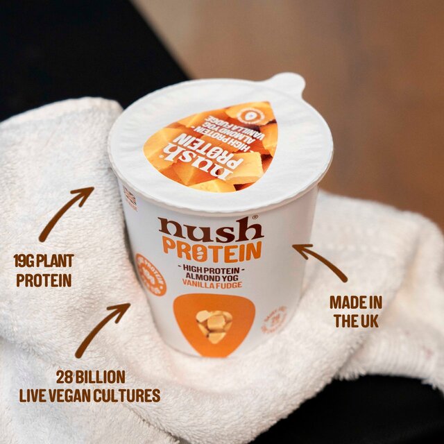 Nush Protein Vanilla Fudge Almond Milk Yog thumbnail 3