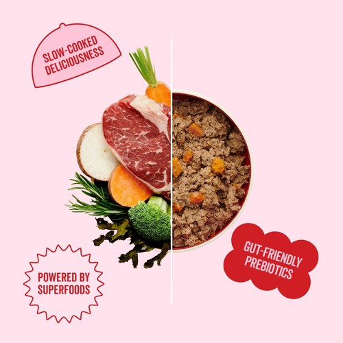Marleybones Wet Dog Food - Beef & Superfoods thumbnail 3