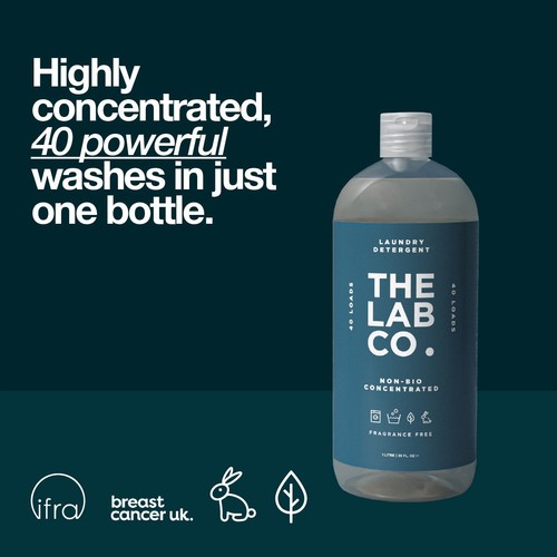 The Lab Co. Fragrance Free Non-Bio Laundry Detergent thumbnail 7
