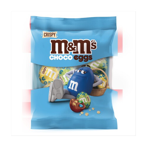 M&M's Crispy Milk Chocolate Chocolate Easter Mini Eggs Bag thumbnail 2