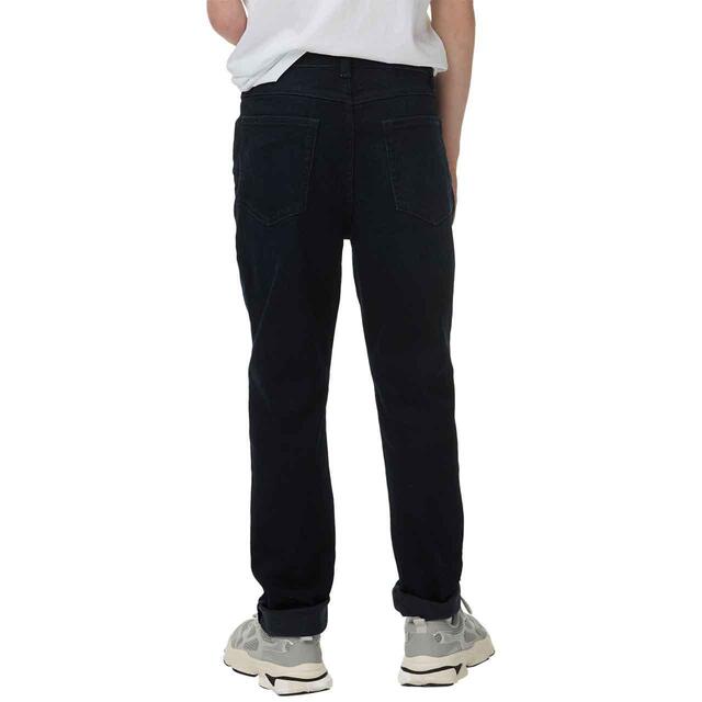 M&S Smart Slim Jeans 6-12 years, Blue and Black thumbnail 3