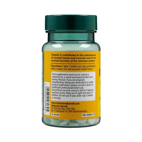 Holland & Barrett Vitamin D3 400 I.U. 10ug thumbnail 3