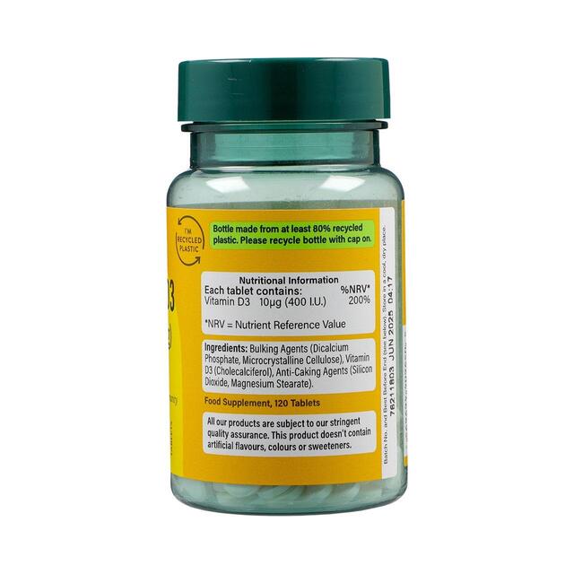 Holland & Barrett Vitamin D 400 I.U. 10ug thumbnail 2
