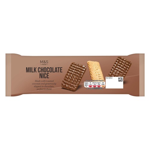 M&S Milk Chocolate Coated Nice thumbnail 2