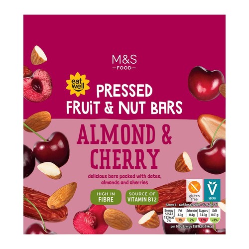 M&S Almond & Cherry Bars thumbnail 2