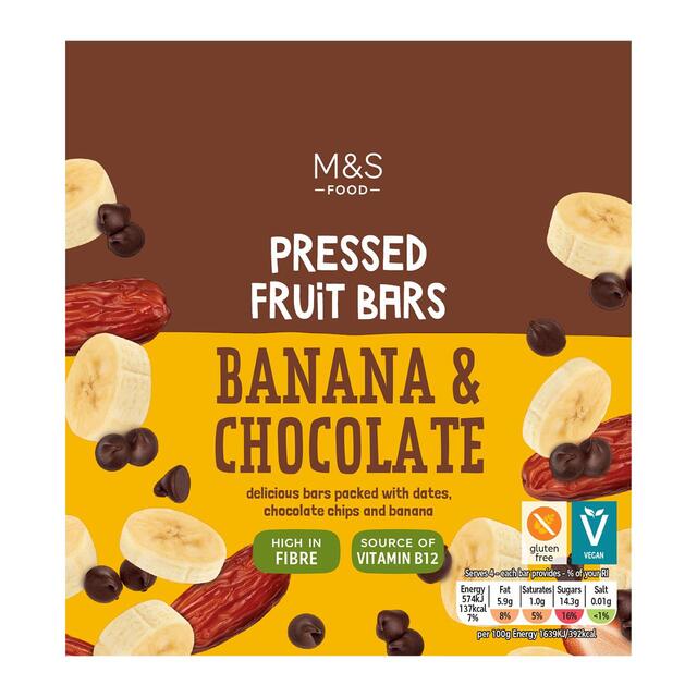M&S Banana & Chocolate Bars thumbnail 2