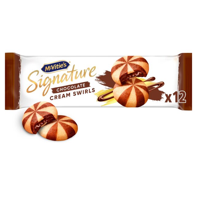 McVitie's Signature Chocolate Cream Swirls Biscuits