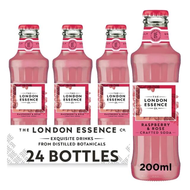 London Essence Co. Raspberry & Rose Soda