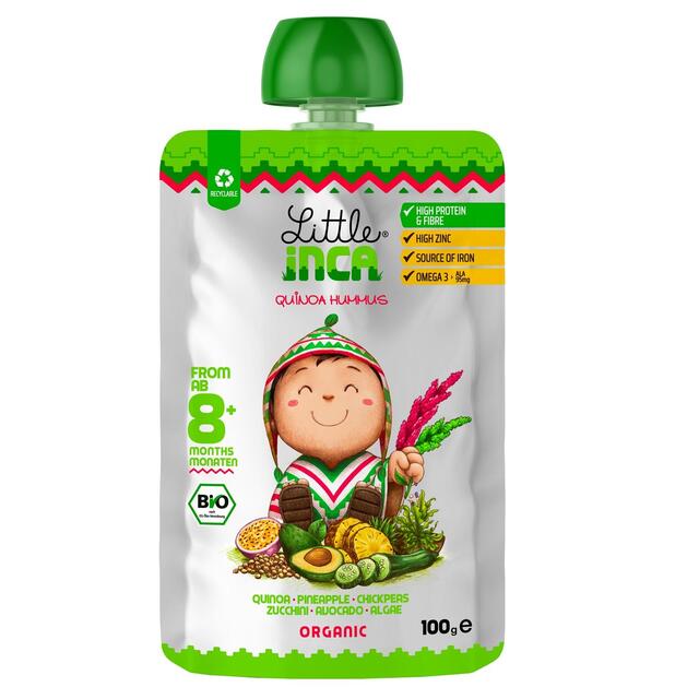 Little Inca Quinoa Hummus Baby Food Pouch 8 months+