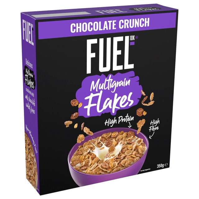 FUEL10K Chocolate Multigrain Flakes High Protein Breakfast Cereal thumbnail 2