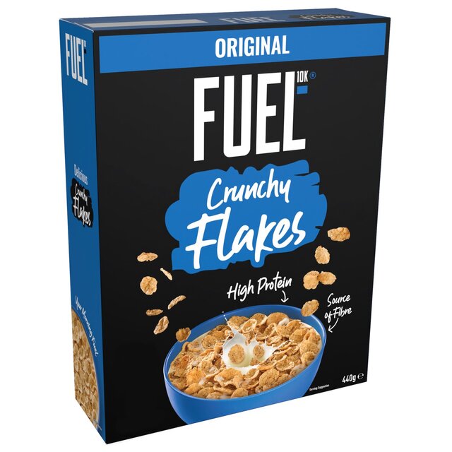 FUEL10K Original Crunchy Flakes High Protein Breakfast Cereal thumbnail 2