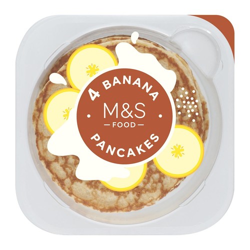 M&S 4 Banana Pancakes