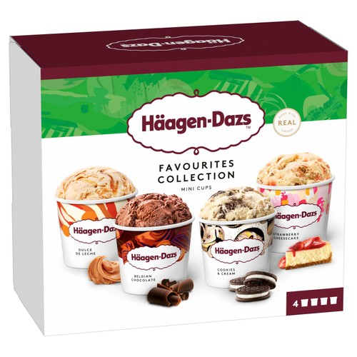 Haagen Dazs Favourites Collection Mini Cups Ice Cream thumbnail 2