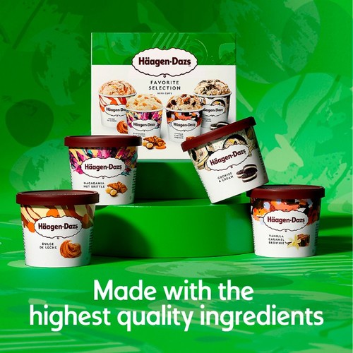 Haagen Dazs Favourites Collection Mini Cups Ice Cream thumbnail 5