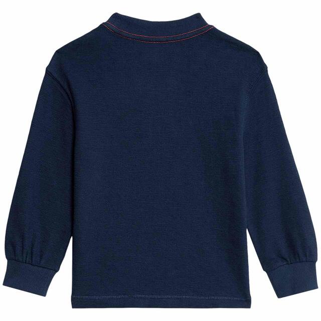 M&S Prep Play Badged Top, 2-7 Years, Navy thumbnail 2