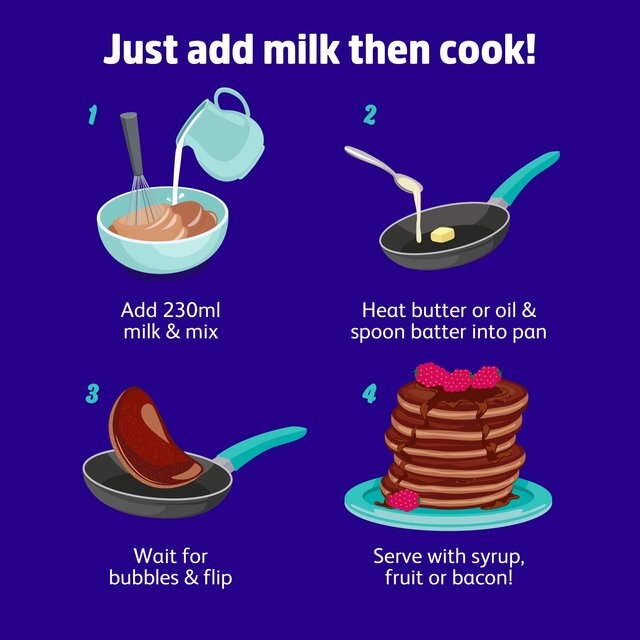 Dr. Oetker Pancake Mix Chocolate American Style thumbnail 2