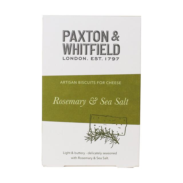 Paxton & Whitfield Rosemary & Seasalt Crackers