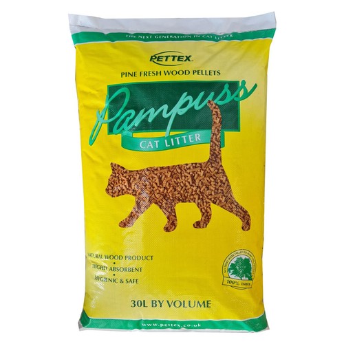 Pettex Pampuss Woodbase Cat Litter
