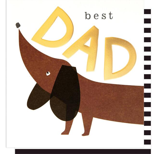 Caroline Gardner Best Dad Sausage Dog Card