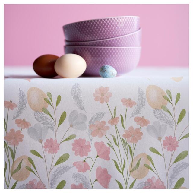 Soft Floral Easter Table Cover, 138x220cm thumbnail 2