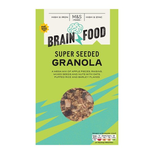 M&S Brain Food Granola Super Seeded thumbnail 2