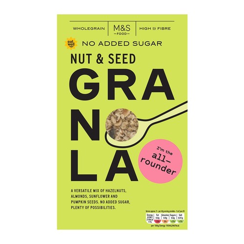 M&S No Added Sugar Seed & Nut Granola thumbnail 3