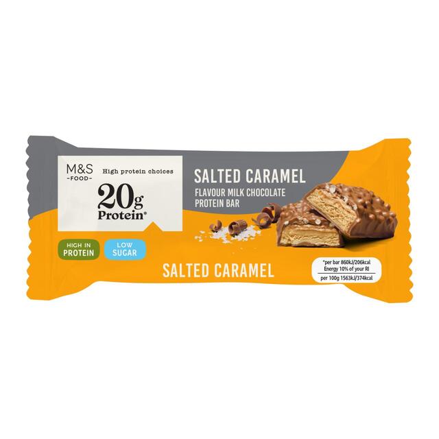 M&S Salted Caramel Chocolate Protein Bar thumbnail 2