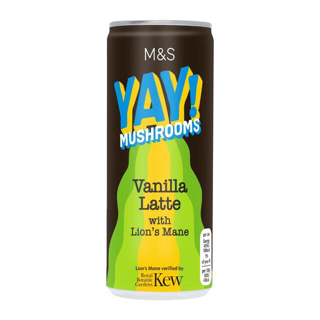 M&S Vanilla Lion's Mane Mushroom Latte thumbnail 3