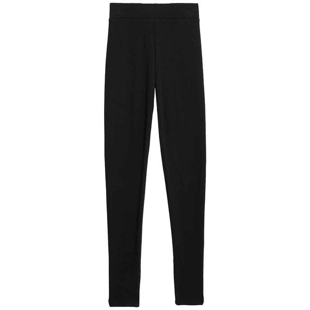 M&S Cotton Blend Thermal Leggings, 8-18, Black