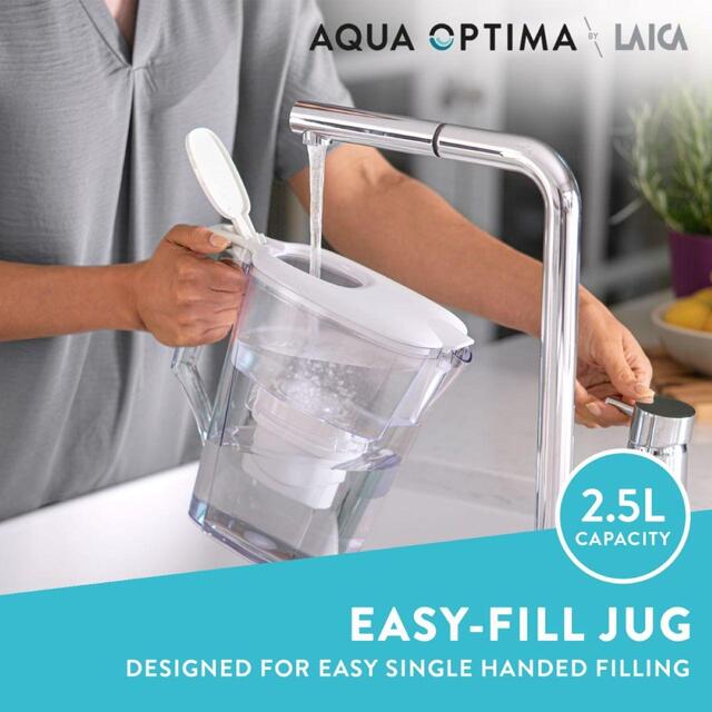 Aqua Optima Liscia 2.5L Water Filter Jug 6 Month Pack thumbnail 3