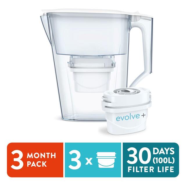 Aqua Optima Liscia 2.5L Water Filter Jug 3 Month Pack thumbnail 2