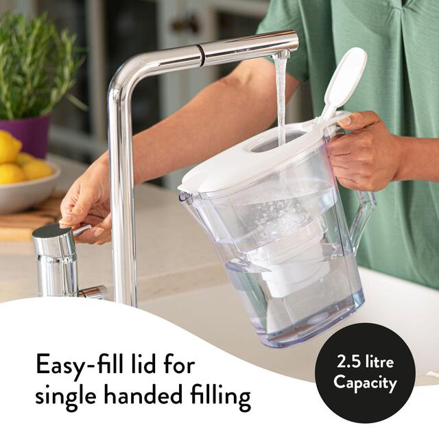 Aqua Optima Liscia 2.5L Water Filter Jug 3 Month Pack thumbnail 3