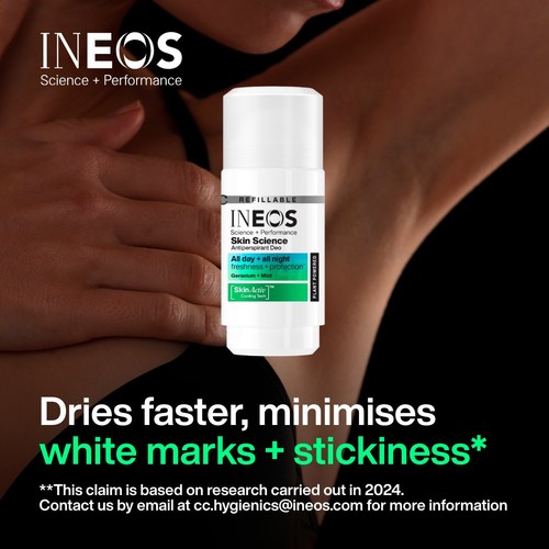 INEOS Antiperspirant Deodorant Roll On Refill Geranium & Mint thumbnail 9