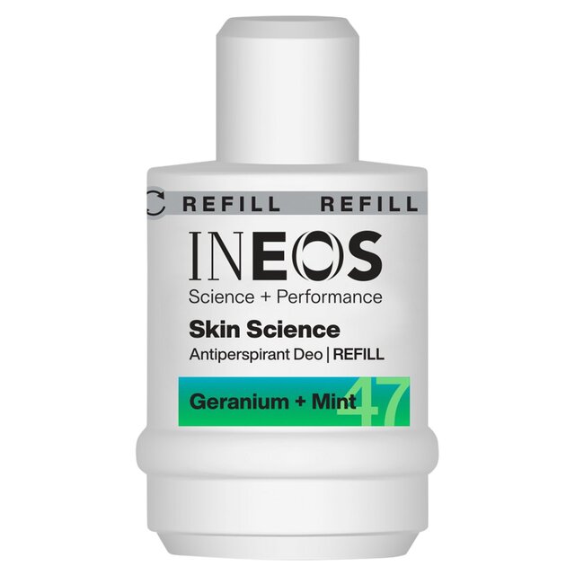 INEOS Antiperspirant Deodorant Roll On Refill Geranium & Mint