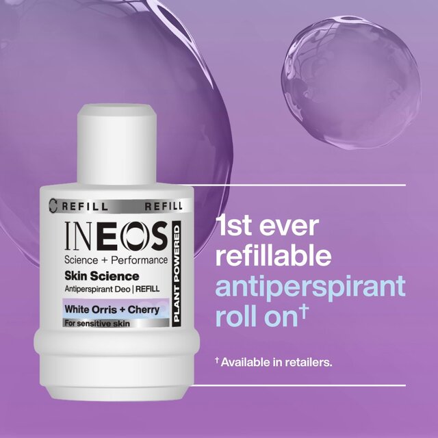 INEOS Antiperspirant Deodorant Roll On Refill White Orris & Cherry thumbnail 10