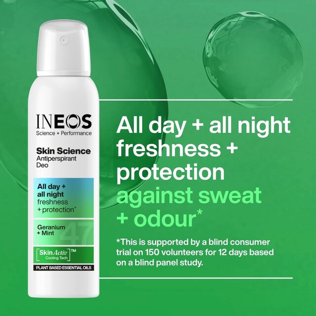 INEOS Skin Science Antiperspirant Deodorant Geranium & Mint thumbnail 7