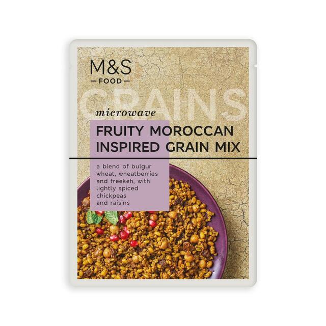 M&S Microwave Fruity Moroccan Inspired Grain Mix