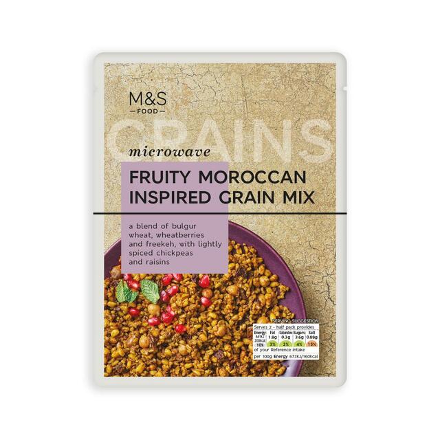 M&S Microwave Fruity Moroccan Inspired Grain Mix thumbnail 2